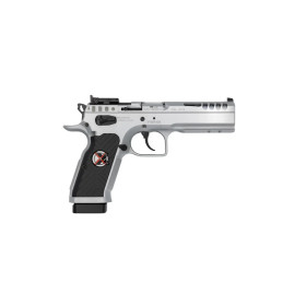 Pistolet Tanfoglio Stock master extreme chrome OR 9X19  Chez DEVILLE ARMORY. Votre armurerie en ligne.