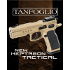 Pistolet TANFOGLIO HEPTAGON TACTICAL 9X19 OR  Chez DEVILLE ARMORY. Votre armurerie en ligne.