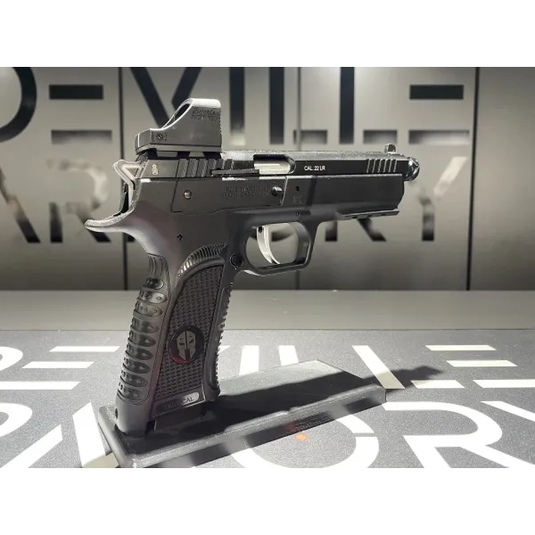 Pistolet Tanfoglio Force 22 Tactical + Point rouge Burris FastFire C (6Moa) 22Lr
