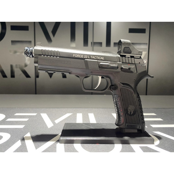Pistolet Tanfoglio Force 22 Tactical + Point rouge Burris FastFire C (6Moa) 22Lr  Chez DEVILLE ARMORY. Votre armurerie en ligne.
