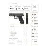 Pack Glock 17 Gen6 9x19 + Viseur Osight S