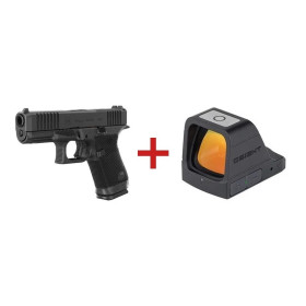 Pack GLOCK 19 GEN6 + Viseur Osight X  Chez DEVILLE ARMORY. Votre armurerie en ligne.