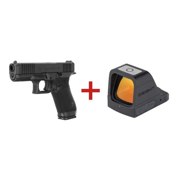 Pack GLOCK 45 GEN6 + Viseur Osight X  Chez DEVILLE ARMORY. Votre armurerie en ligne.