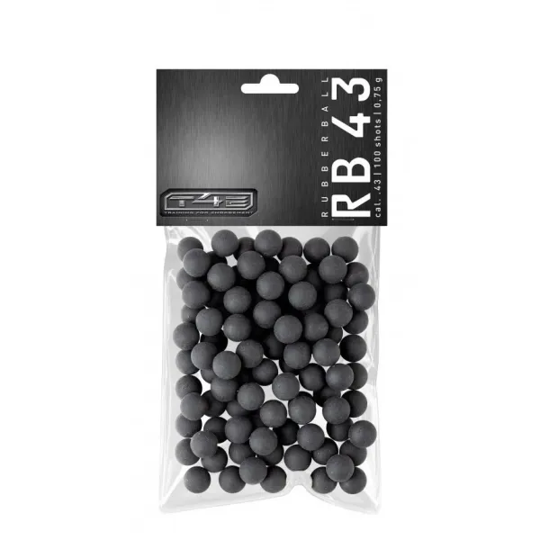 Umarex BILLES CAOUTCHOUC ENTRAINEMENT CAL 43 X100 - RB