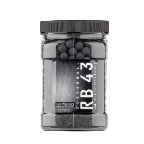 Umarex BILLES CAOUTCHOUC ENTRAINEMENT CAL 43 X500 - RB PRAC-SERIES