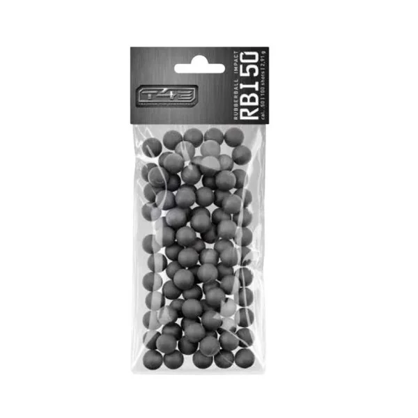 T4E BILLES CAOUTCHOUC NOYAU ACIER CAL 50 X100 - RBI