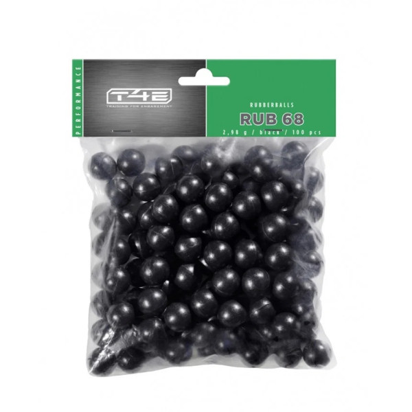 BILLES CAOUTCHOUC CAL 68 X100  Chez DEVILLE ARMORY. Votre armurerie en ligne.