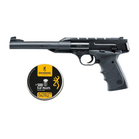 PACK BROWNING BUCKMARK URX 4.5MM + PLOMBS  Chez DEVILLE ARMORY. Votre armurerie en ligne.