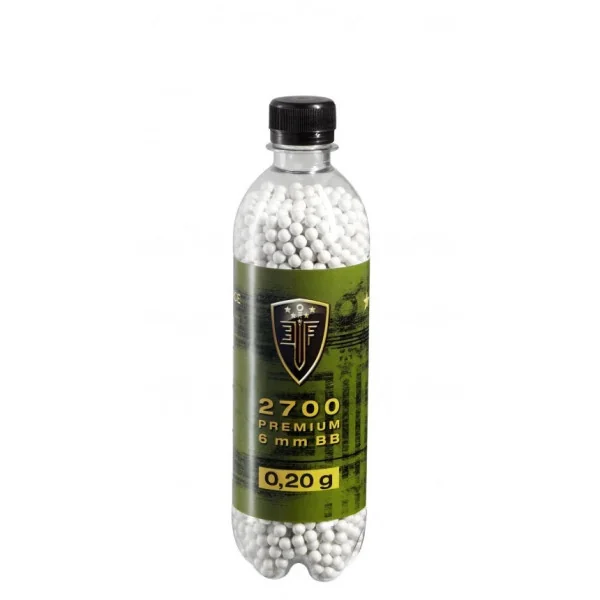Umarex BILLES BBS 6MM ELITE FORCE BLANCHE 0.20G BOUTEILLE X2700
