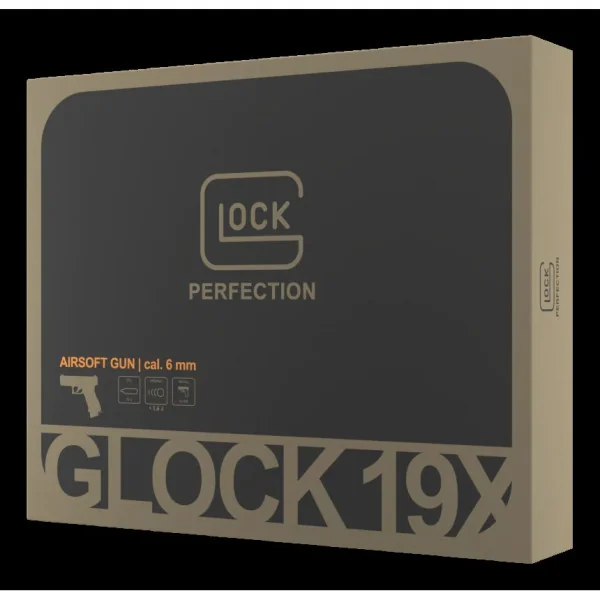 PISTOLET GLOCK 19X CO2 6mm Billes