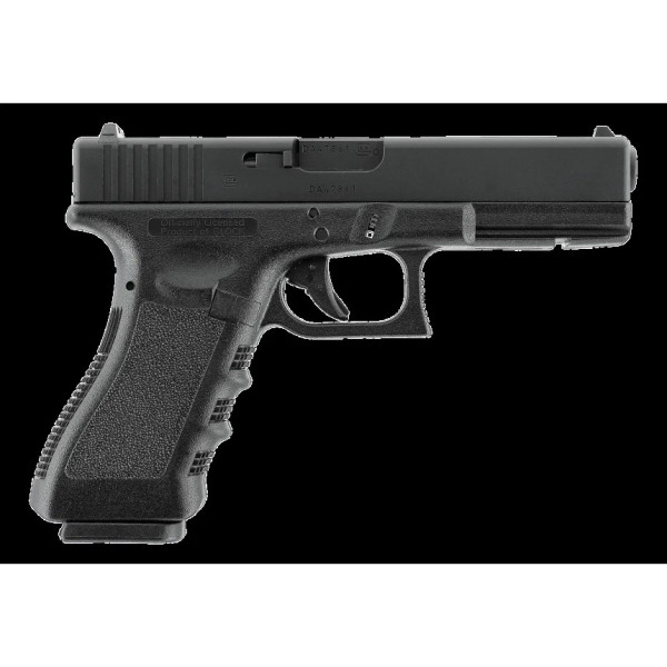 PISTOLET GLOCK 17 CULASSE ALU GAZ 6mm Billes
