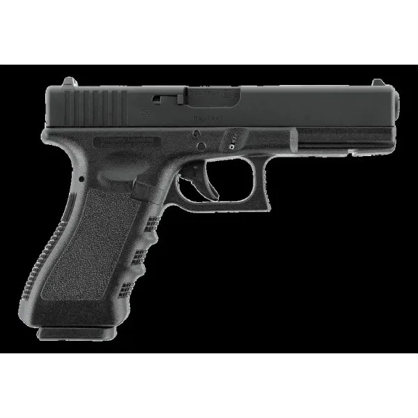PISTOLET GLOCK 17 CULASSE ALU GAZ 6mm Billes