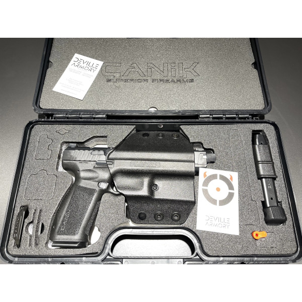 Pistolet CANIK METE SFX PRO BLACK 9X19  Chez DEVILLE ARMORY. Votre armurerie en ligne.