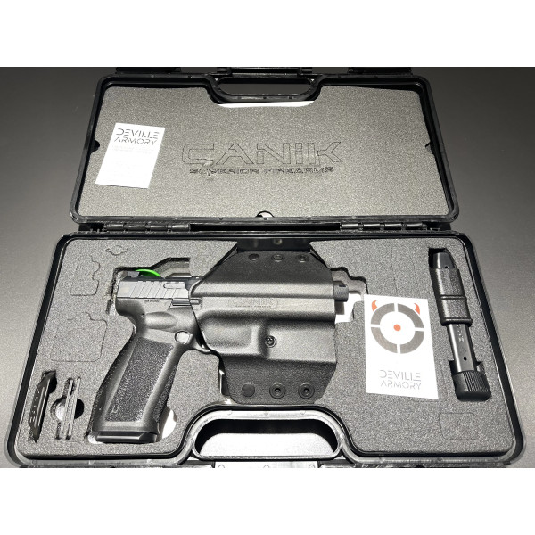 PISTOLET CANIK METE SFT PRO BLACK 9X19  Chez DEVILLE ARMORY. Votre armurerie en ligne.