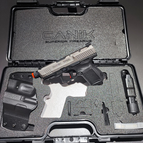 Pistolet CANIK TP9 SUB ELITE CUSTOM TUNGSTEN 9X19  Chez DEVILLE ARMORY. Votre armurerie en ligne.