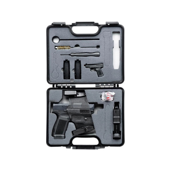 Pistolet Mete MC9LS Noir 9X19  Chez DEVILLE ARMORY. Votre armurerie en ligne.