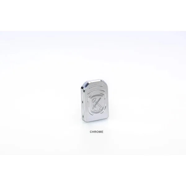 Talon de chargeur M-ARMS STD Magwell +1 type CZ 75 Laiton chromé