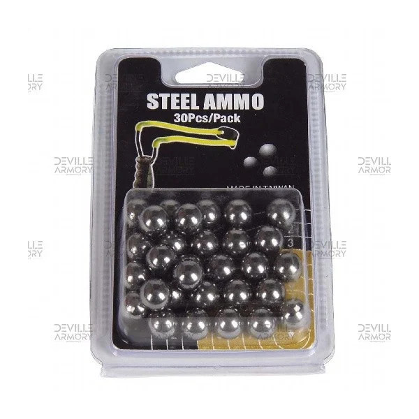 Billes pour lance pierre  Chez DEVILLE ARMORY. Votre armurerie en ligne.