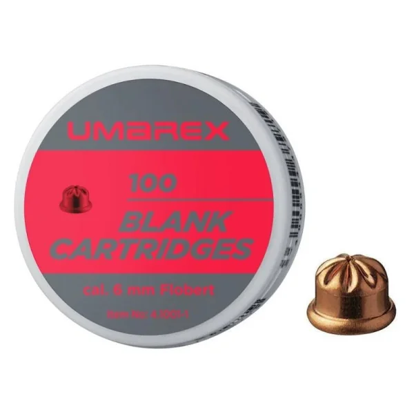 Umarex CART 6 MM FLOBERT A BLANC WALTHER X100
