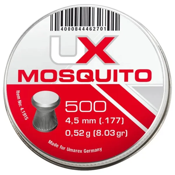 PLOMB MOSQUITO UMAREX PLAT CAL 4.5 0.50G BTE x500