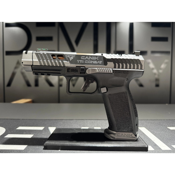 Pistolet CANIK TTi COMBAT SMOKE 9X19  Chez DEVILLE ARMORY. Votre armurerie en ligne.