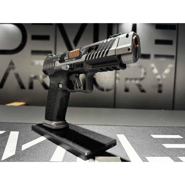 Pistolet CANIK TTi COMBAT SMOKE 9X19  Chez DEVILLE ARMORY. Votre armurerie en ligne.