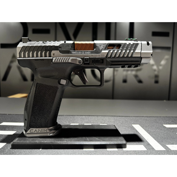 Pistolet CANIK TTi COMBAT SMOKE 9X19  Chez DEVILLE ARMORY. Votre armurerie en ligne.