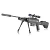 Carabine à air comprimé 19,9j Black Ops type sniper cal. 4,5 mm