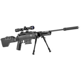 Carabine à air comprimé 24 J Black Ops sniper cal. 4,5 mm  Chez DEVILLE ARMORY. Votre armurerie en ligne.