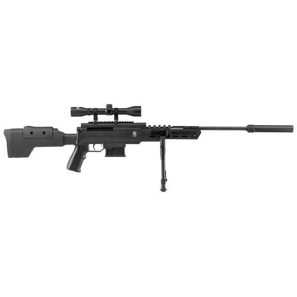 Carabine à air comprimé 24 J Black Ops sniper cal. 4,5 mm