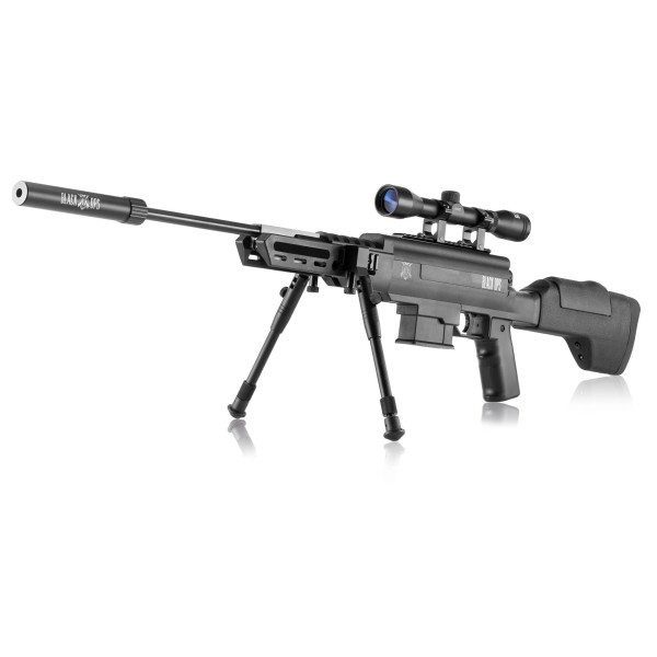 Carabine à air comprimé 24 J Black Ops sniper cal. 4,5 mm