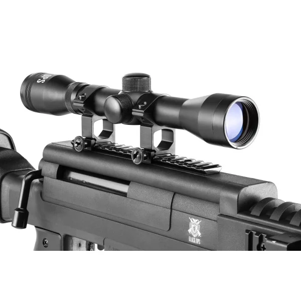Carabine à air comprimé 24 J Black Ops sniper cal. 4,5 mm