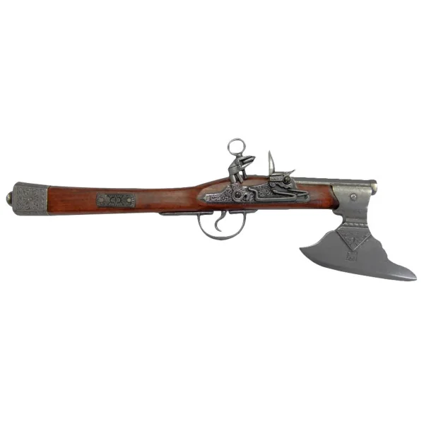 Réplique décorative Denix de pistolet hache du XVIIème siècle