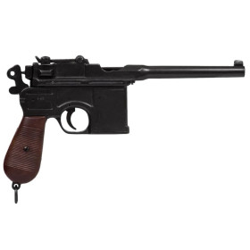 Réplique décorative Denix du pistolet allemand C96  Chez DEVILLE ARMORY. Votre armurerie en ligne.