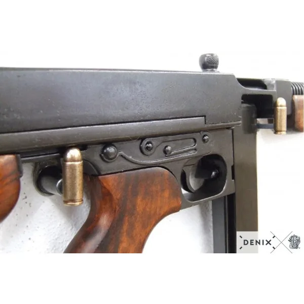 Réplique décorative Denix de la mitraillette Thomson M1928 - Chargeur droit