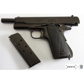 Réplique factice Denix du pistolet américain M1911  Chez DEVILLE ARMORY. Votre armurerie en ligne.