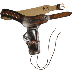 Ceinturon avec un holster pour revolver Western  Chez DEVILLE ARMORY. Votre armurerie en ligne.