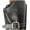 Denix Ceinturon noir avec un holster pour revolver Western