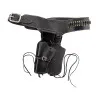 Denix Ceinturon noir pour 1 ou 2 revolvers Western