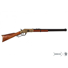Réplique factice carabine modèle Winchester USA 1866  Chez DEVILLE ARMORY. Votre armurerie en ligne.