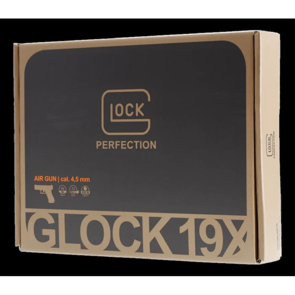 PISTOLET GLOCK 19X CO2 4.5mm Billes acier