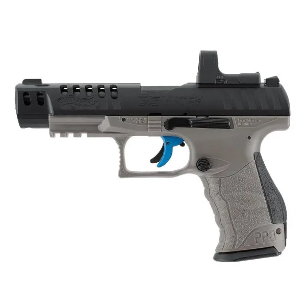 "PIST WALTHER Q5 MATCH COMBO 5'' CO2 CAL 4.5MM AVEC VISEUR RDS 8"