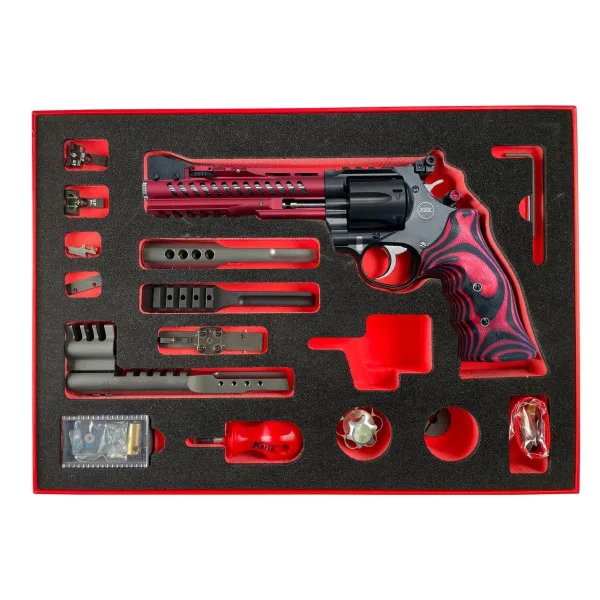 KORTH Super Sport GTA red cal .357 Mag 6 JWilson Grip black/red incl Perfo ki