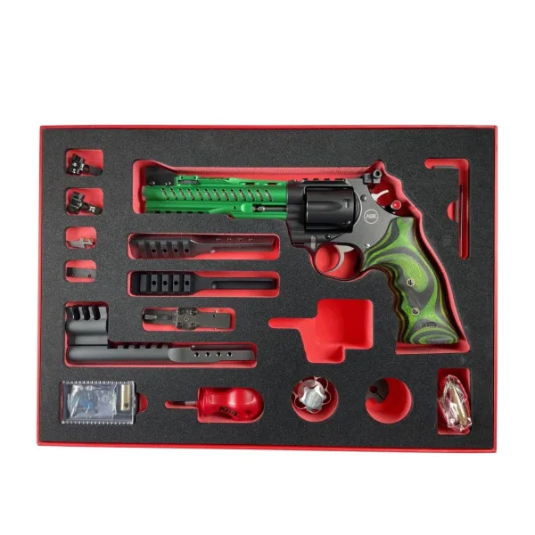 KORTH Super Sport GTA green cal.357Mag 6JWilson Grip black/green incl Perfoki