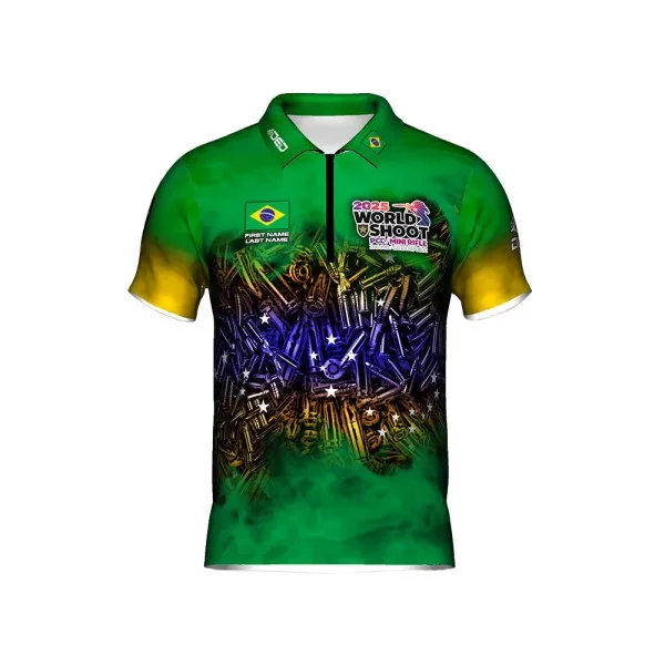 T-shirt Officiel DED Custom PCCMR Worldshoot 2025 Brésil