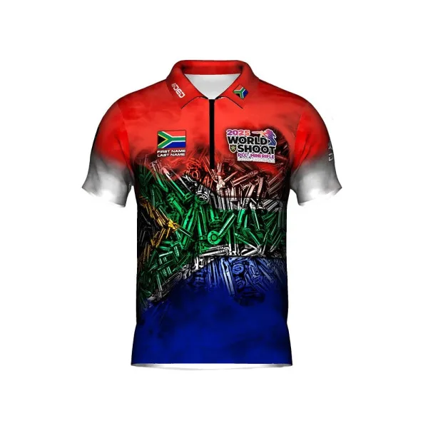T-shirt DED CUSTOM Worldshoot 2025 Afrique du Sud Taille 10XL