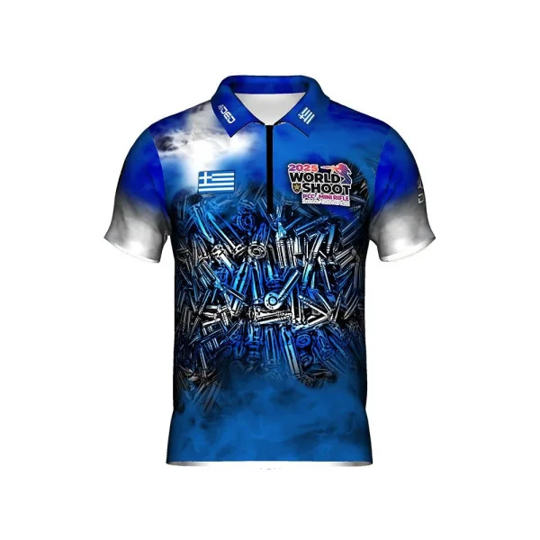 DED CUSTOM T-shirt Officiel PCCMR Worldshoot 2025 Grèce Homme 4XL