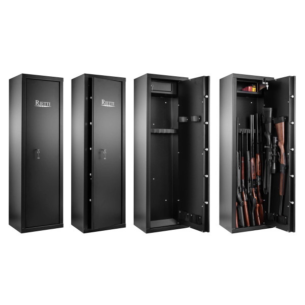 Coffre Rietti 10 armes à clef 2mm  Chez DEVILLE ARMORY. Votre armurerie en ligne.