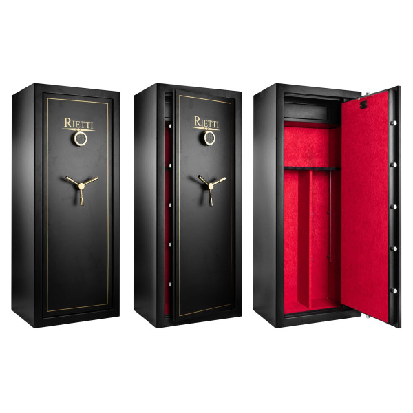 Coffre Rietti 18 armes à clef 3mm  Chez DEVILLE ARMORY. Votre armurerie en ligne.