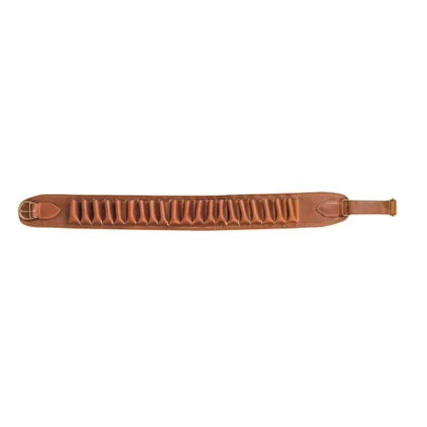 Cartouchière cuir gras à tubes pour cartouches 12 ou 20 - Country Sellerie